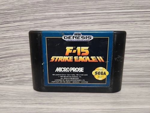 F-15 Strike Eagle II (Sega Genesis, 1993) Game Cartridge Only