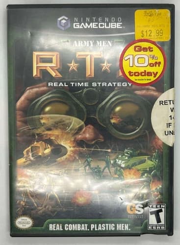 GOOD CONDITION Army Men RTS (Nintendo GameCube, 2004) TESTED AND WORKS
