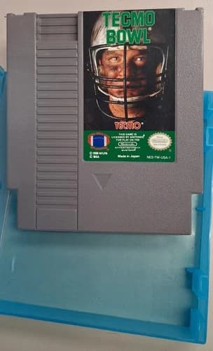 tecmo bowl nest with hardcase tested and works