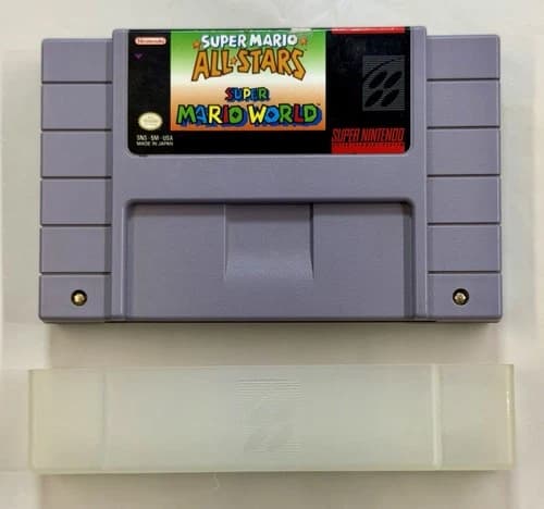 Super Mario All-stars and Super Mario World (Super Nintendo, 1994) Authentic
