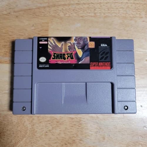 Shaq-Fu SNES Super Nintendo Entertainment System, 1994 - Tested