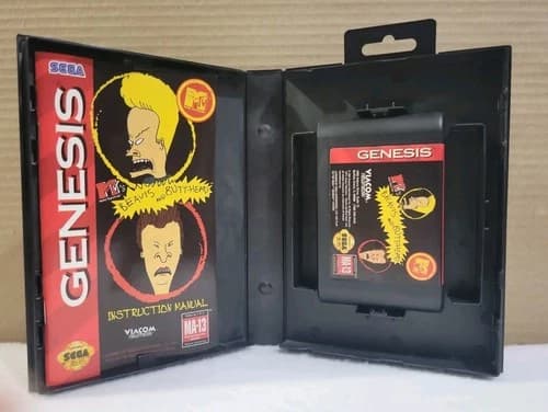 MTV's Beavis and Butt-Head (Sega Genesis, 1994) Complete