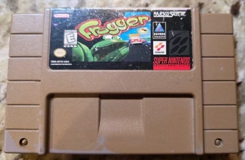 Frogger Super Nintendo SNES Game Authentic Tested Works FAST SHIPPING