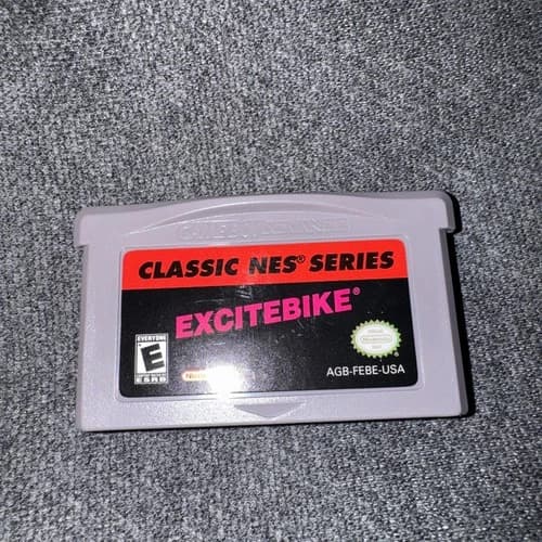 Excitebike Classic NES Series (Gameboy Advance GBA) Game Only - Tested & Working