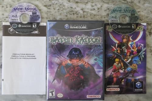 Baten Kaitos: Eternal Wings and the Lost Ocean (Nintendo GameCube 2004) COMPLETE