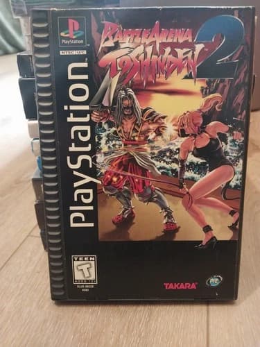 Battle Arena Toshinden 2 (Sony PlayStation 1, 1996) Longbox COMPLETE! GREAT!