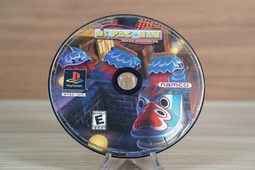 Ms. Pac-Man Maze Madness PS1 Sony PlayStation 1 - Disc Only
