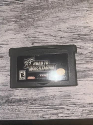 GBA WWF Road to WrestleMania Nintendo Game Boy Advance 2001 Gameboy Tested