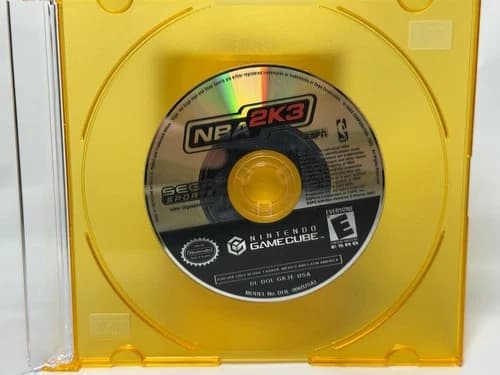 NBA 2K3 (Nintendo GameCube, 2002) Disc Only