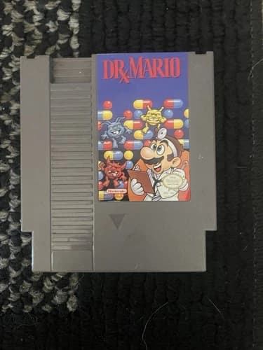 Nintendo Dr. Mario NES Puzzle Multiplayer Game Cartridge NTSC-U/C