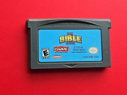 GBA The Bible Game Nintendo Game Boy Advance Authentic Tested