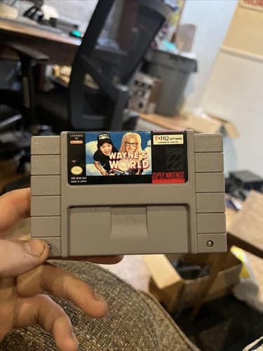 Wayne’s World - SNES (Super Nintendo 1993) - Tested/Works - Good Condition