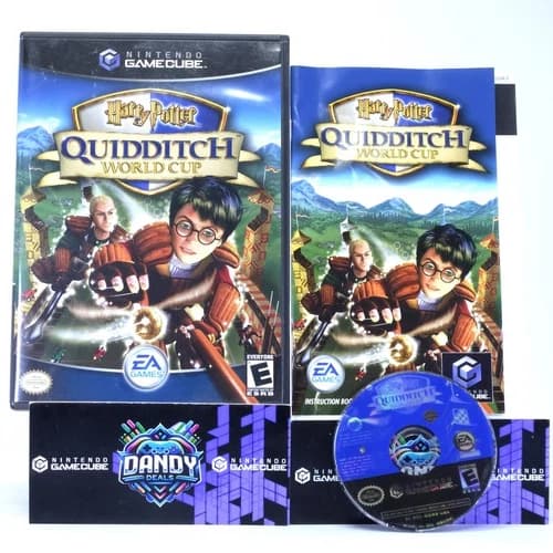 Harry Potter Quidditch World Cup GC CIB W/ Manual - GameCube