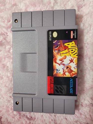 Accolade Bubsy II SUPER NES SNES Game Cartridge NTSC-U/C