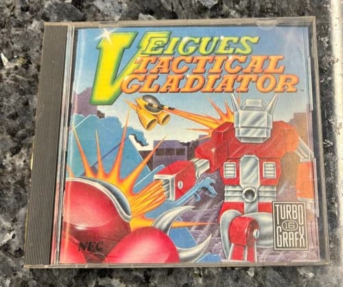 COMPLETE - TurboGrafX16 - Veigues Tactical Gladiator - ON SALE !!