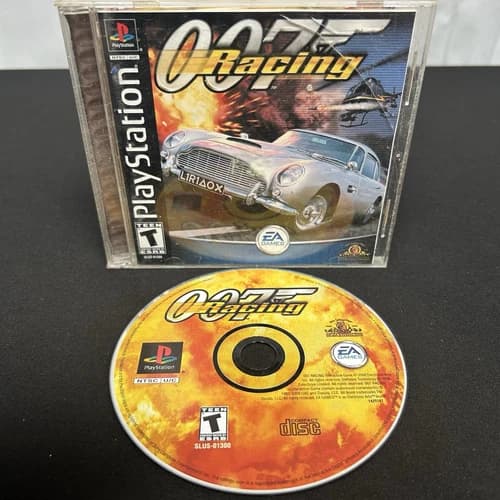 007 Racing - Sony PlayStation 1 (PS1) Complete in Box CIB Working/Tested
