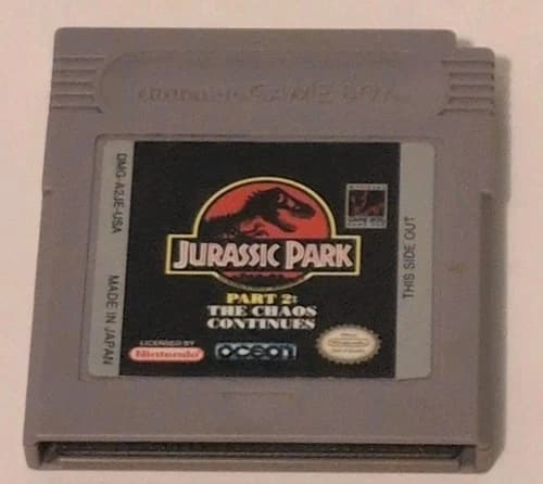 Jurassic Park 2: The Chaos Continues Nintendo Game Boy Tested Working