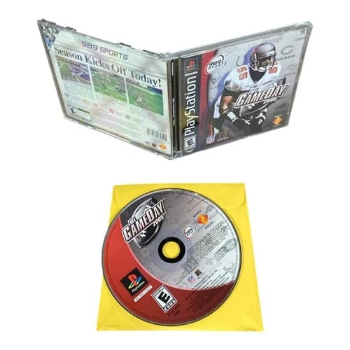 Sony PlayStation 1 PS1 CIB COMPLETE TESTED NFL GameDay Football 2005