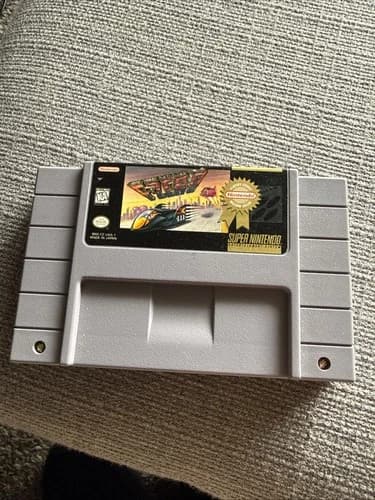 Super Nintendo F-Zero SNES 1991 Authentic Cartridge Tested Players Choice Clean