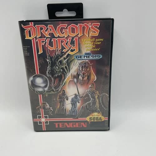 Dragon's Fury (Sega Genesis 1992) Authentic, Tested/ Working