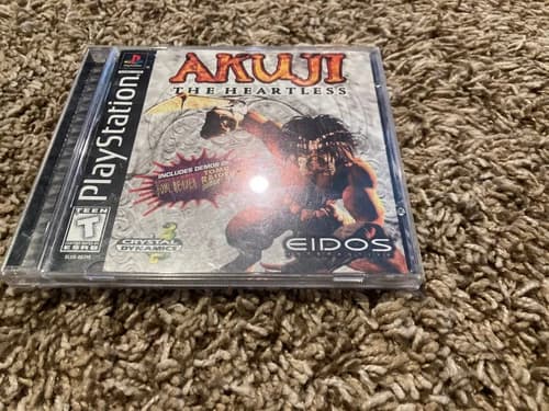 Akuji the Heartless ( PS1 PlayStation 1, 1998) - CIB with manual, Reg Card