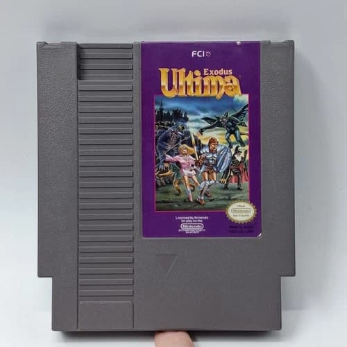 Nintendo NES Ultima Exodus Authentic Cartridge Only