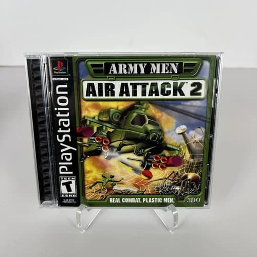 Army Men: Air Attack 2 (Sony PlayStation 1, 2000) PS1 Complete CIB W/ Reg Card