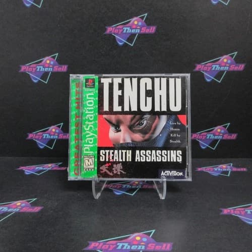 Tenchu Stealth Assassins PS1 PlayStation 1 GH Complete - 1 Year Warranty VG