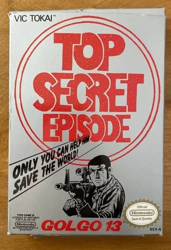 Golgo 13: Top Secret Episode (NES, 1988) | CIB | Tested & Works
