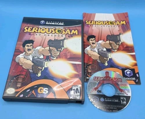 Serious Sam: The Next Encounter (GameCube, 2004) CIB Complete w/ Manual Tested