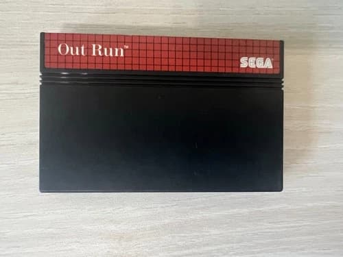 Out Run (Sega Master System, 1987) Tested Working, Authentic Game Cartridge Only