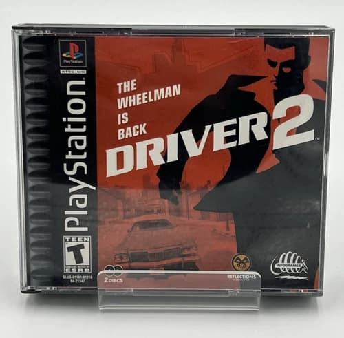 Driver 2 PS1 PlayStation 1 CIB Black Label