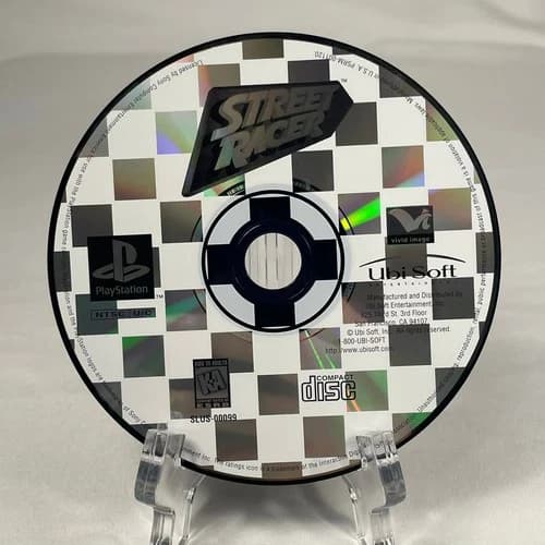 Street Racer Sony PlayStation 1 PS1 Black Label - Disc Only - Tested Working