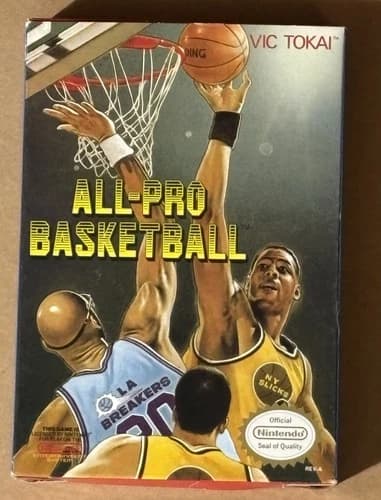 Nintendo NES All-Pro Basketball Complete CIB