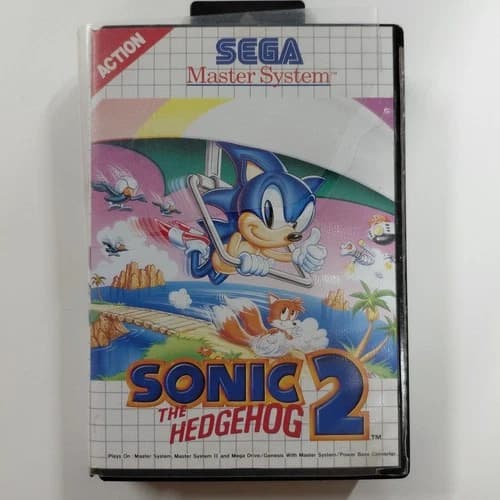 Sonic The Hedgehog 2 Sega Master System Game