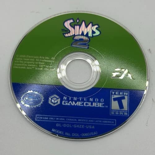 The Sims 2 Nintendo GameCube Authentic VGC Disc Only Tested Ships Fast