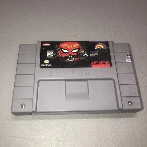 Spiderman (Super Nintendo SNES, 1995) Cartridge Only - Tested
