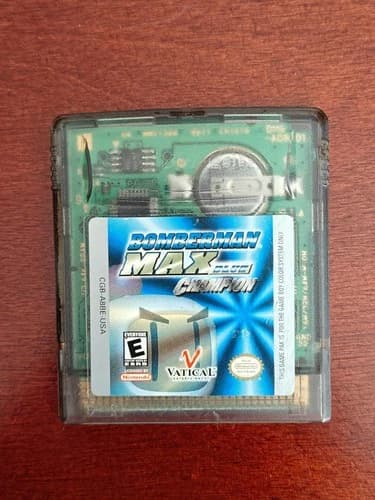 Bomberman MAX Blue Champion Nintendo Game Boy Color TESTED WORKING