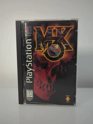 Mortal Kombat 3 Sony PlayStation 1 PS1 Video Game long box Complete w/ Reg Card