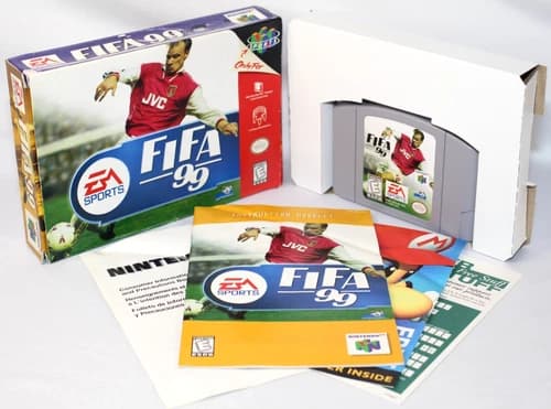 FIFA 99 N64 Nintendo 64 Complete CIB Good Condition w/ Reg Card! RARE!