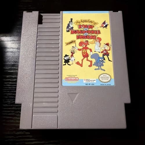 The Adventures of Rocky and Bullwinkle and Friends (Nintendo NES, 1985) Tested
