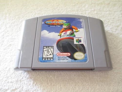 WAVE RACE 64 N64 NINTENDO 64 AUTHENTIC *CLEAN LABEL/CARTRIDGE*