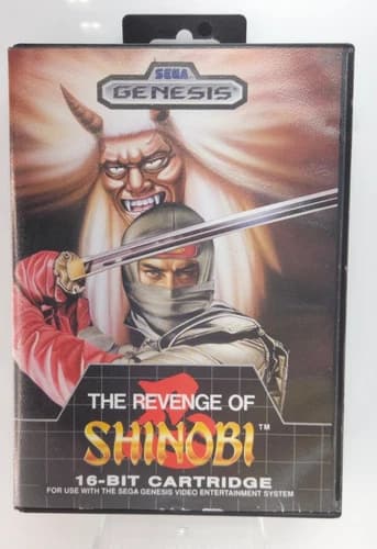 The Revenge of Shinobi Sega Genesis 1989 CIB Tested Cleaned