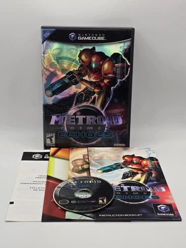 Metroid Prime 2 Echoes (Nintendo GameCube, 2004) CIB Tested