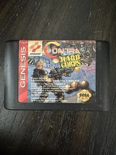 Sega Genesis Game Only Contra Hard Corps