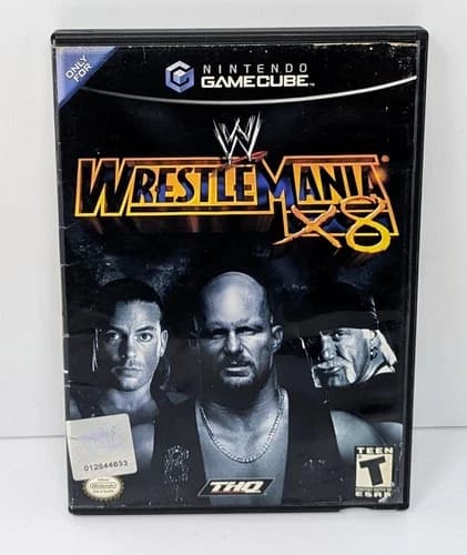 WWE WrestleMania X8 (Nintendo GameCube, 2002) Complete - Tested!