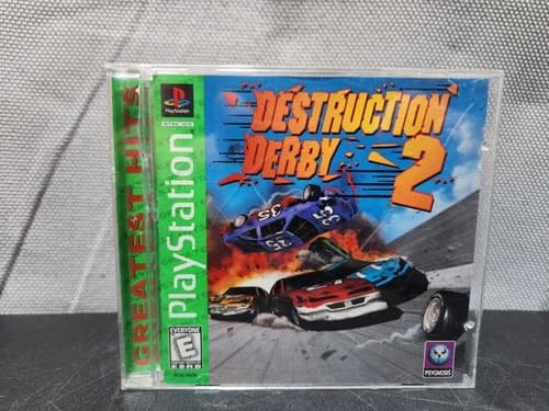 Destruction Derby 2 [Greatest Hits] CIB - (PlayStation) PS1 Tested & Works⭐