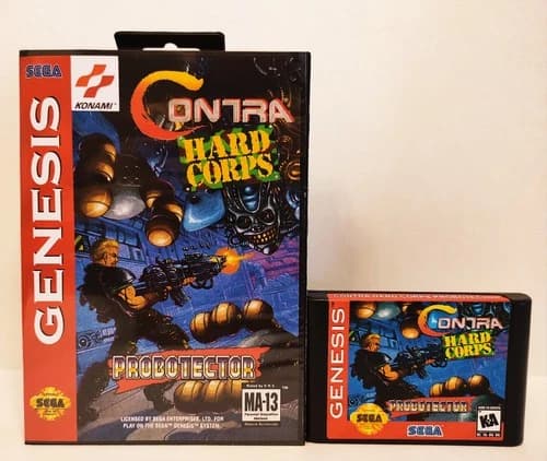 Contra Hard Corps Probotector for Sega Genesis/Mega Drive