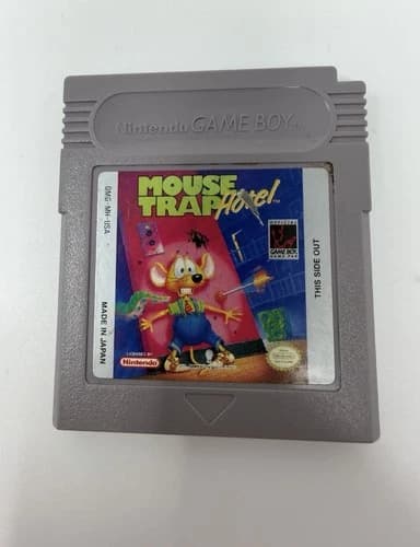 Mouse Trap Hotel (Nintendo Game Boy, 1992) Authentic Tested