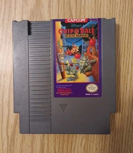 Chip N Dale Rescue Rangers (Nintendo Entertainment System 1990) NES Authentic